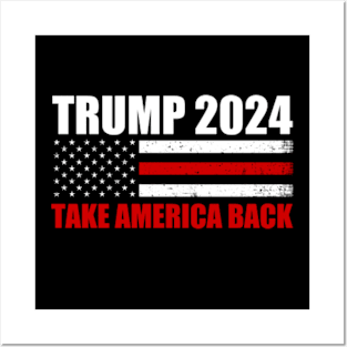 Trump Take America Back Posters and Art